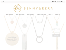 Tablet Screenshot of bennyandezra.com